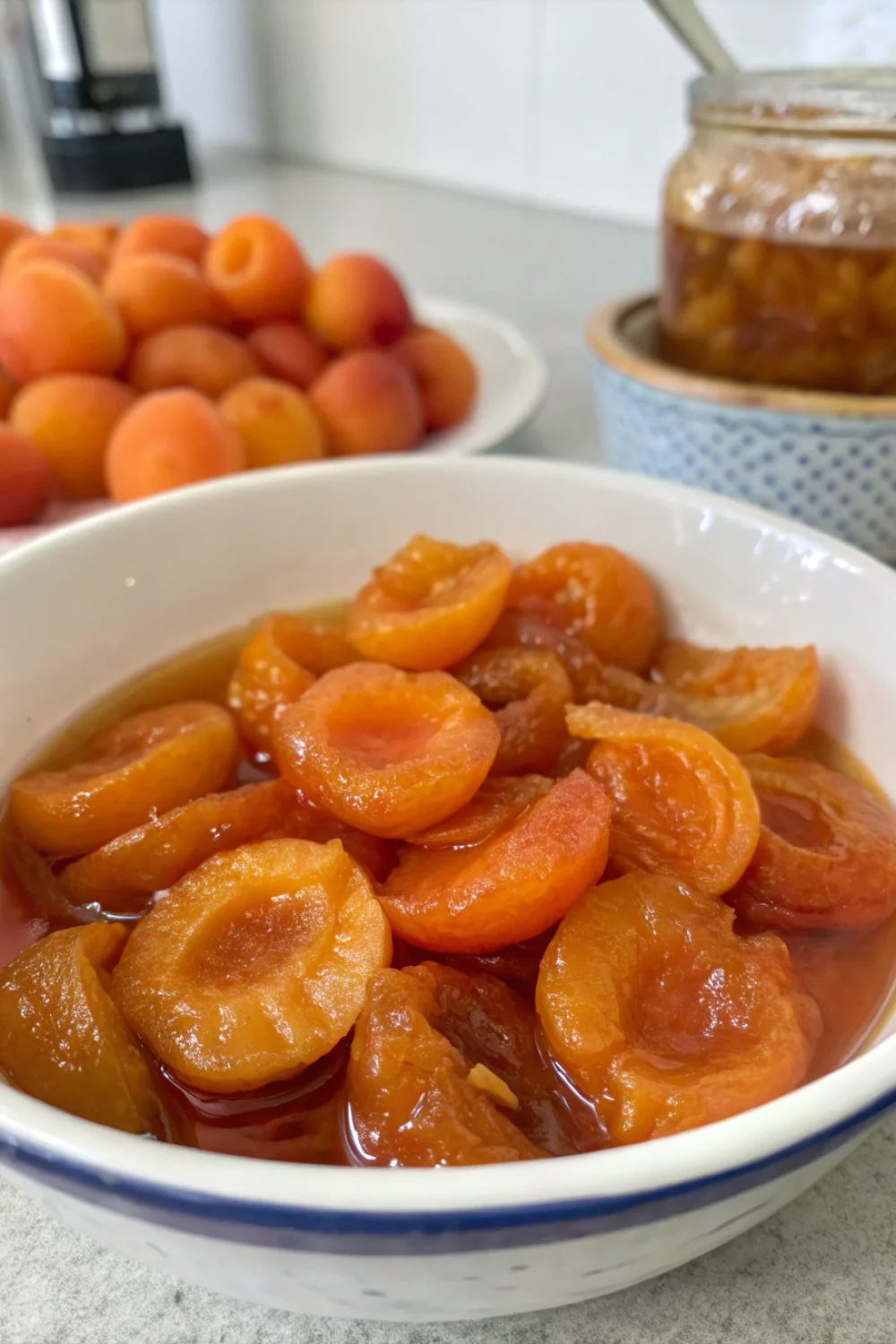 Confiture abricots sans sucre