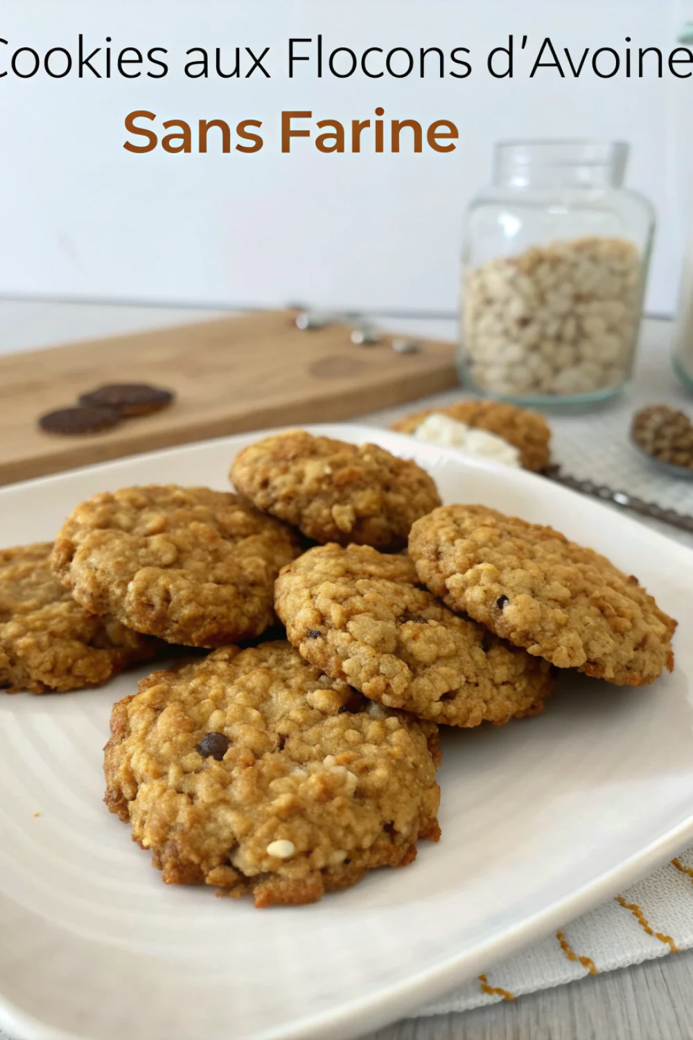 Cookies aux flocons d'avoine sans farine