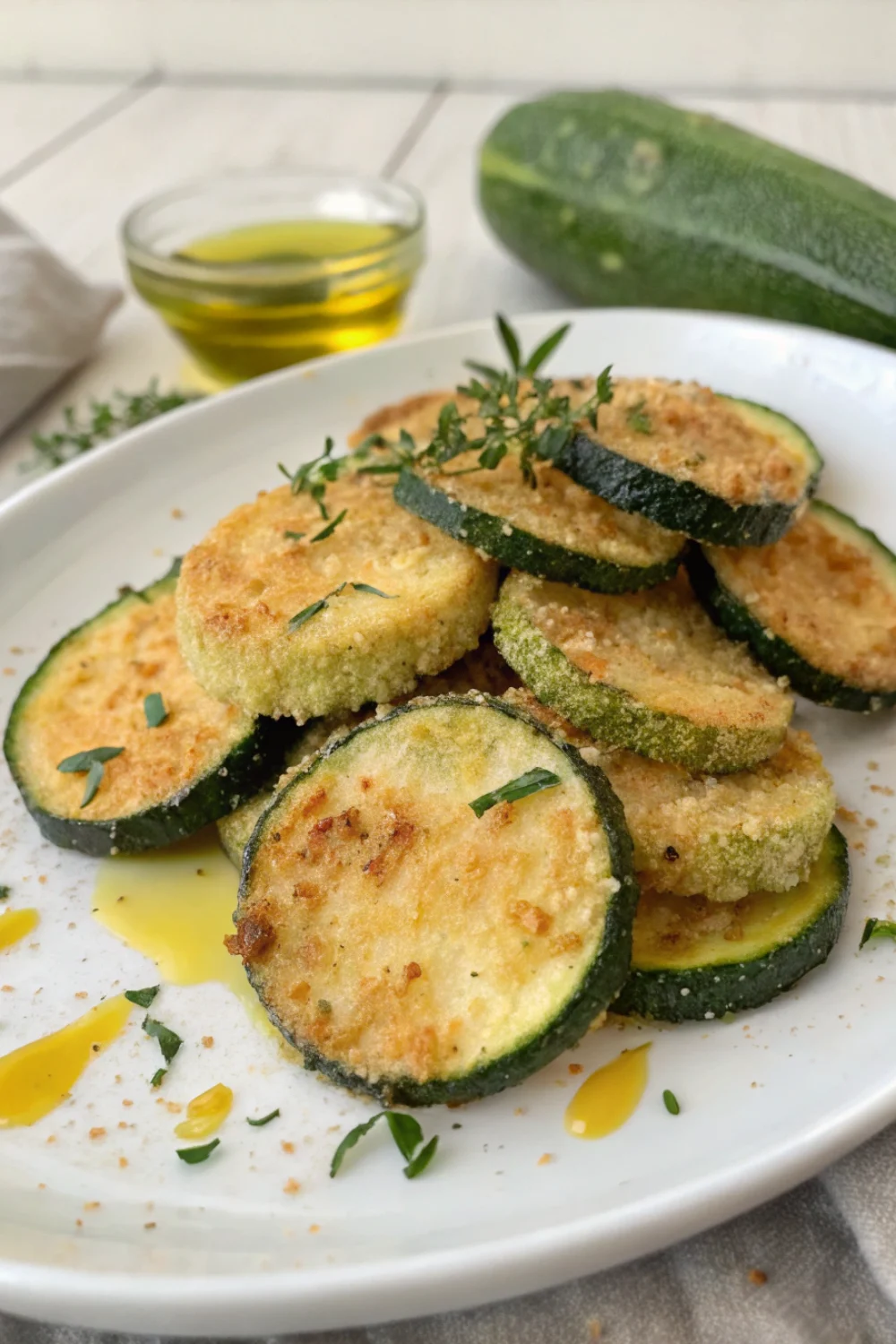 Courgettes Panées