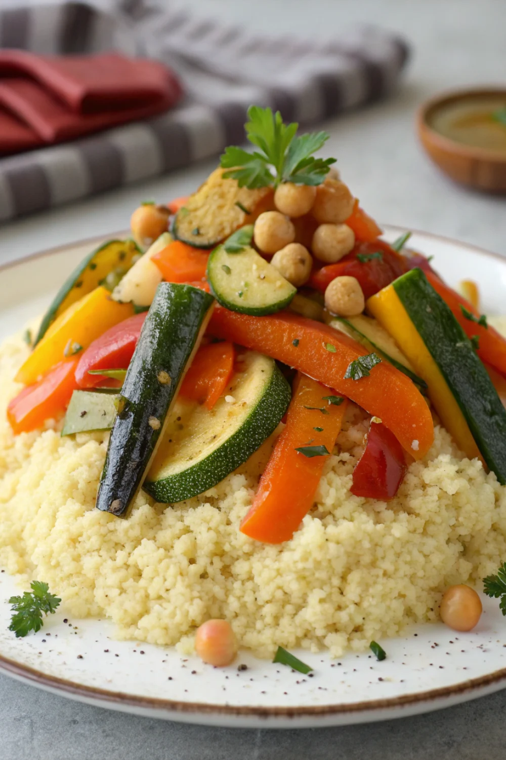 Couscous marocain aux 7 légumes