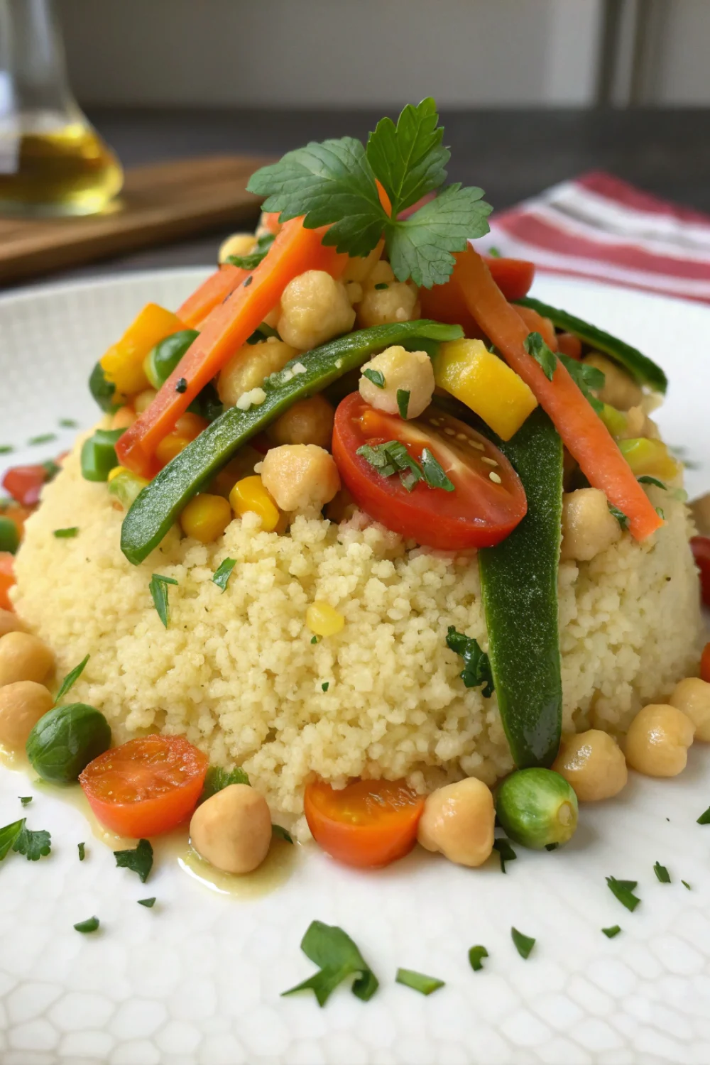 Couscous marocain aux 7 légumes