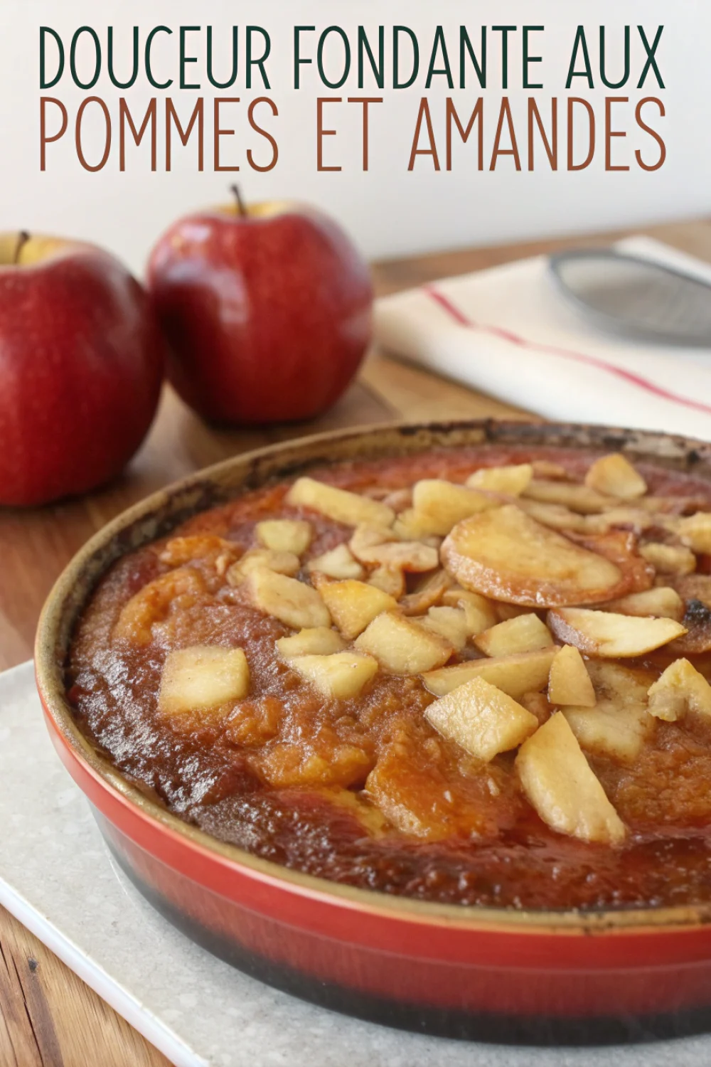 Douceur fondante aux pommes et amandes