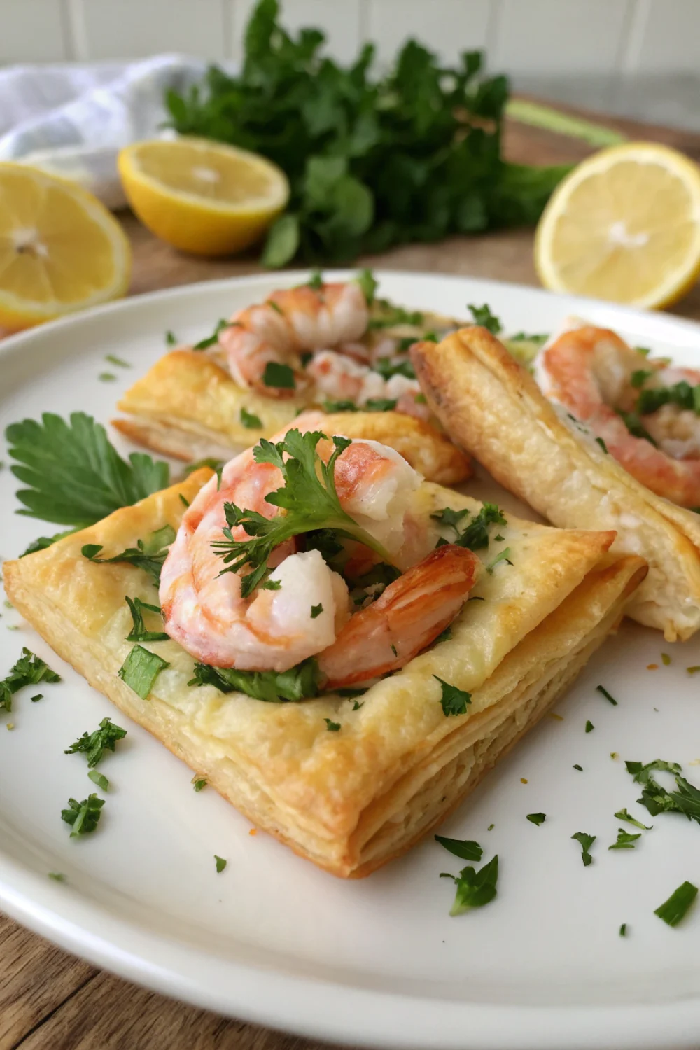 Feuilletés aux Crevettes