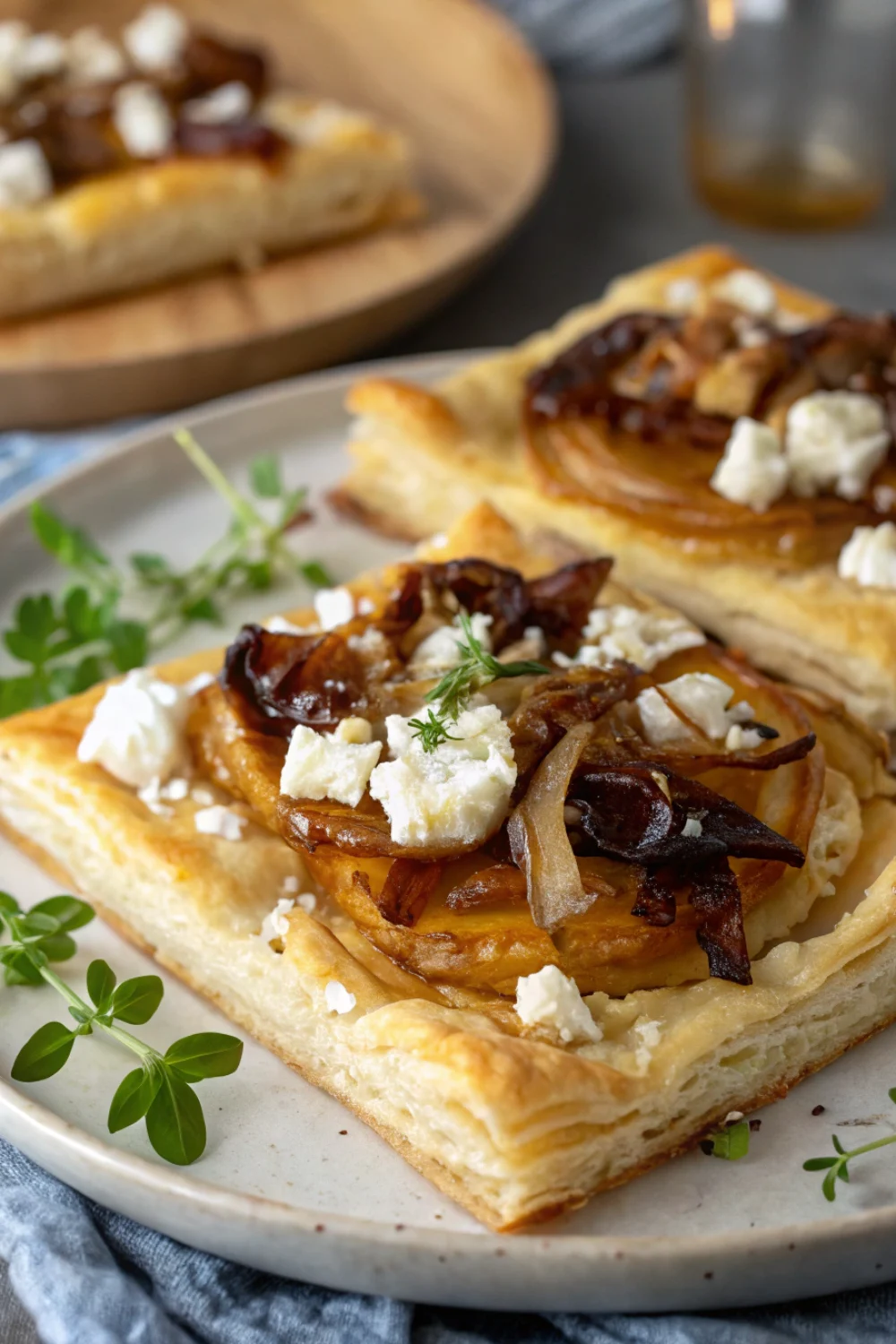 Feuilletés Chèvre Miel & Oignons Caramélisés