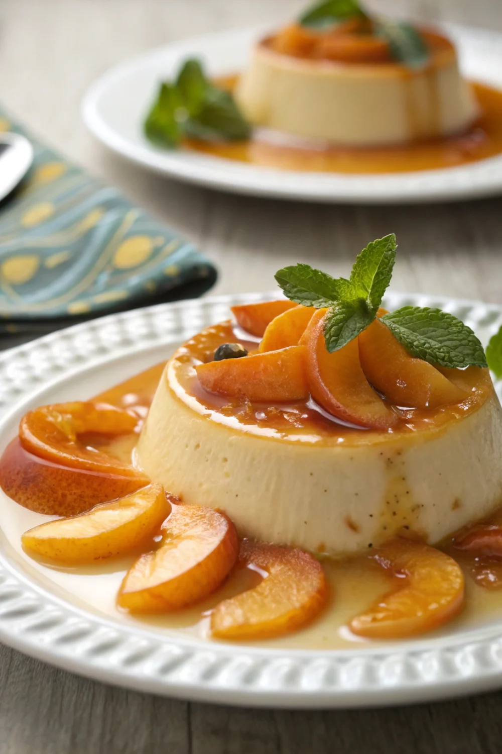 Flan aux abricots
