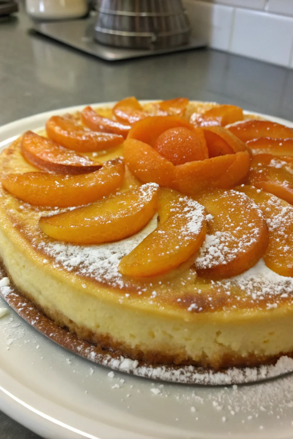 Flan aux abricots