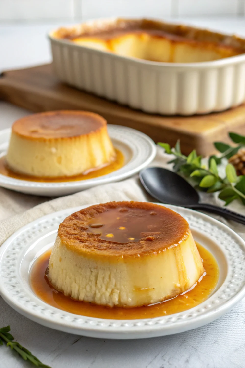 Flan aux œufs crémeux