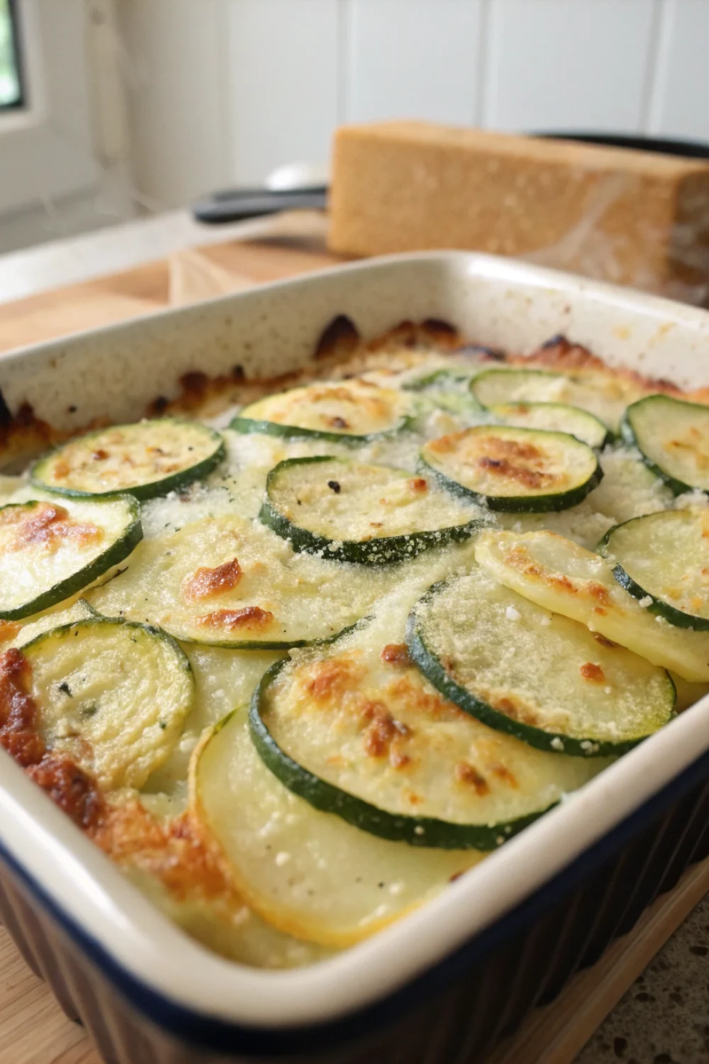 Gratin Fondant de Courgettes & Pommes de Terre au Parmesan