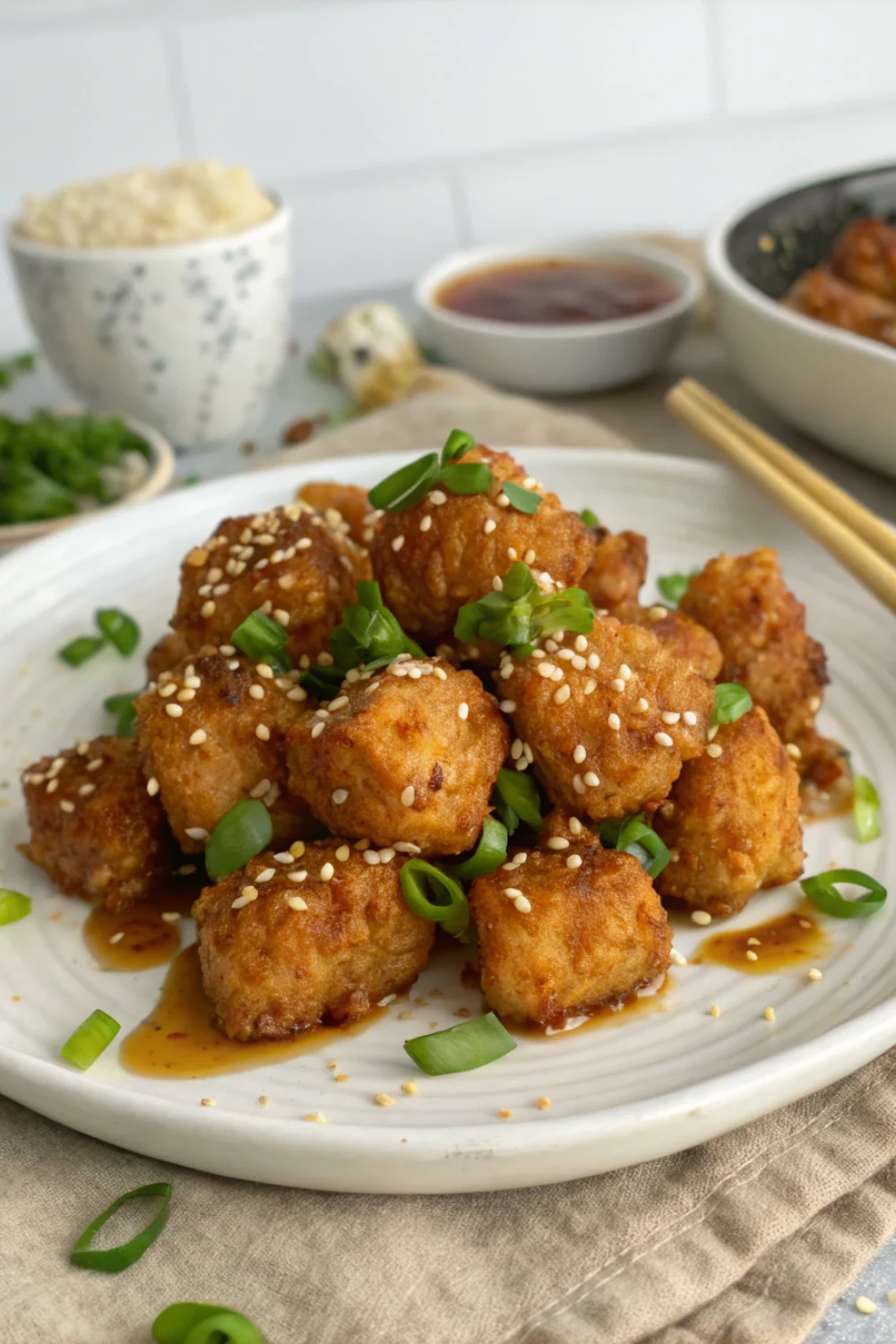 Honey Garlic Chicken Bites