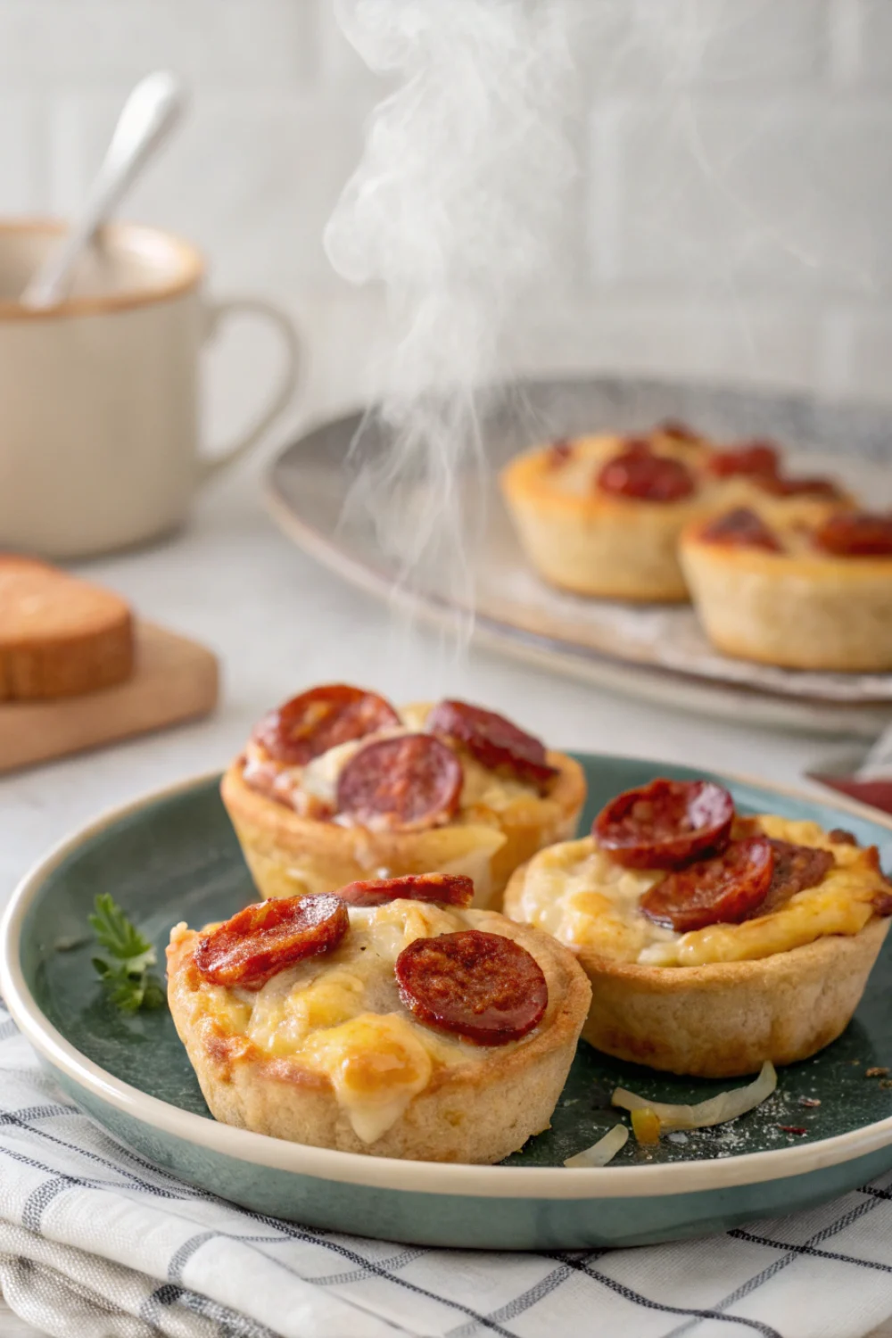 Muffins chorizo & emmental