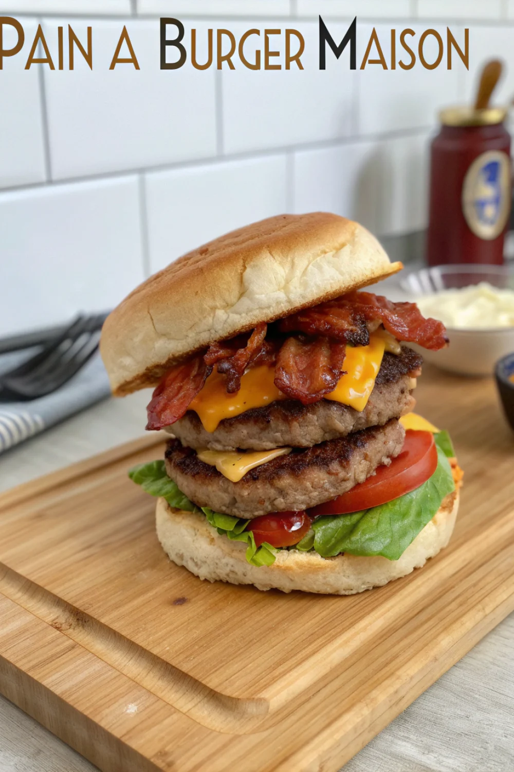 Pain à burger maison