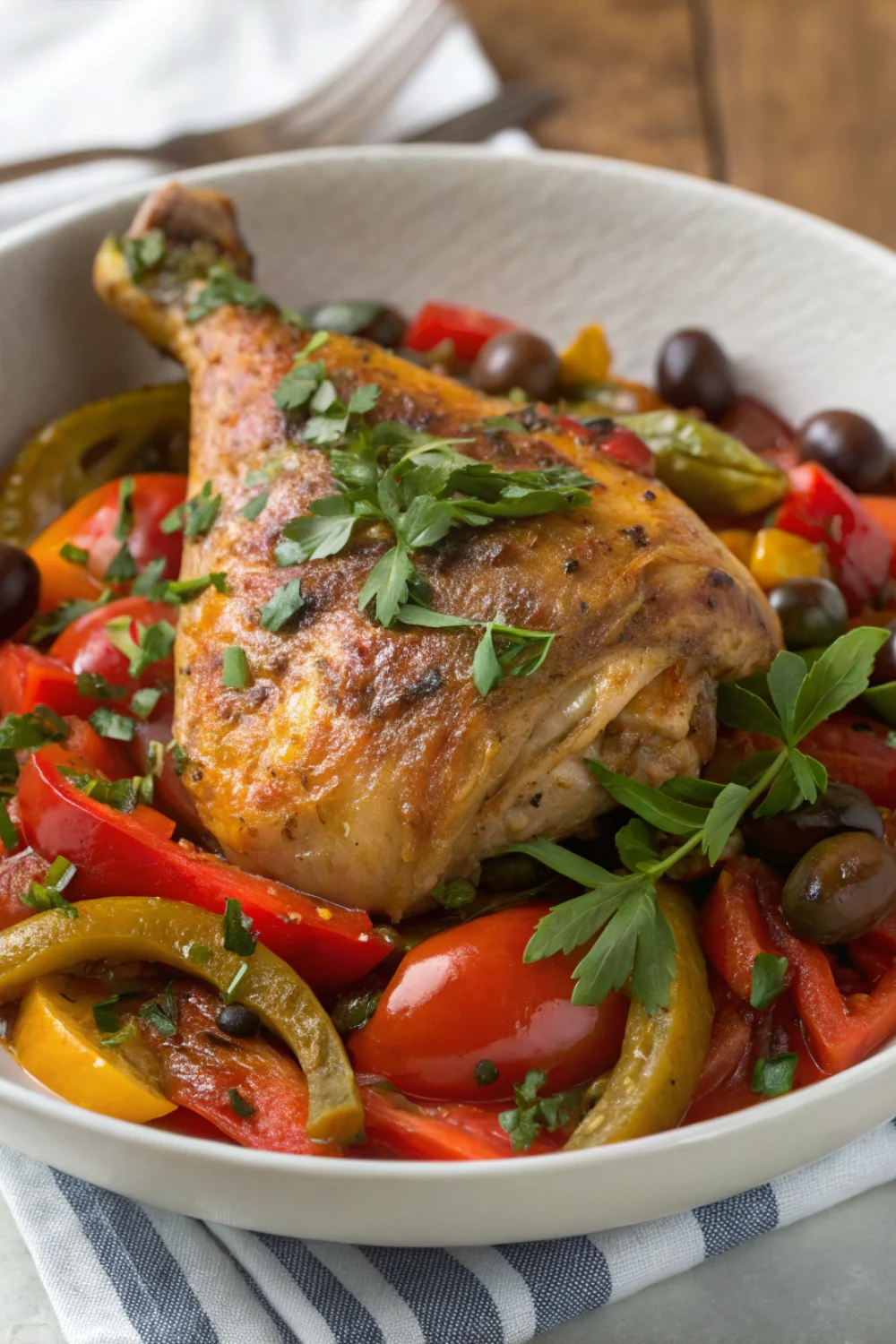 Poulet Basquaise