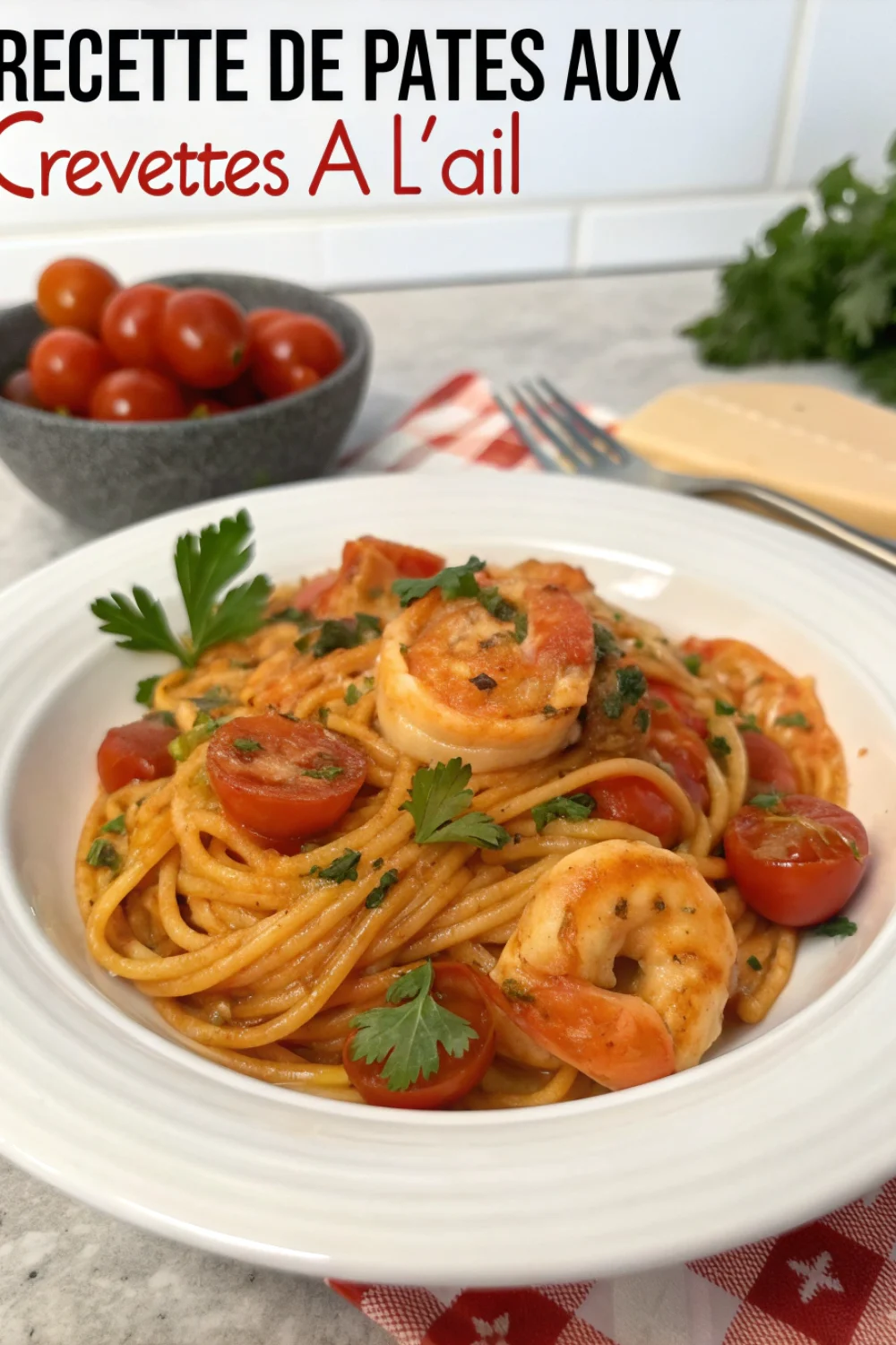 Recette De Pâtes Aux Crevettes À L'ail