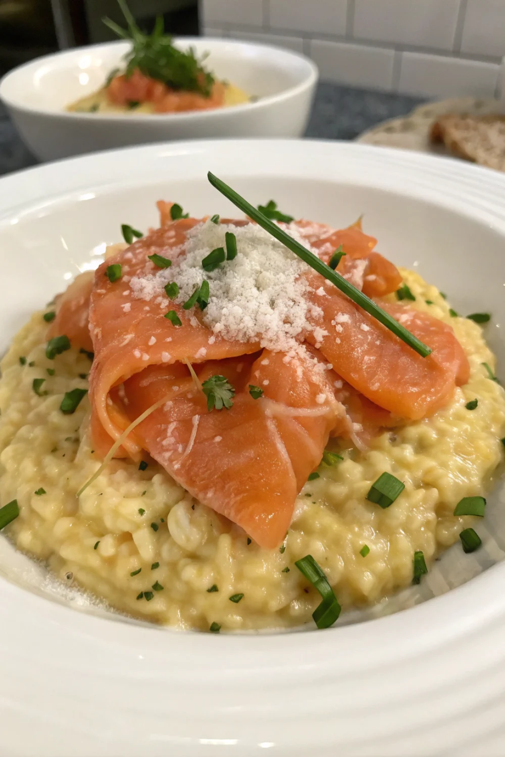 Risotto de Saumon Fumé