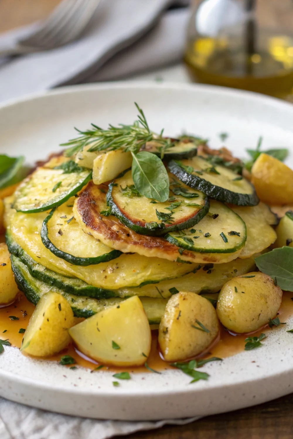 Röstis courgette & pomme de terre