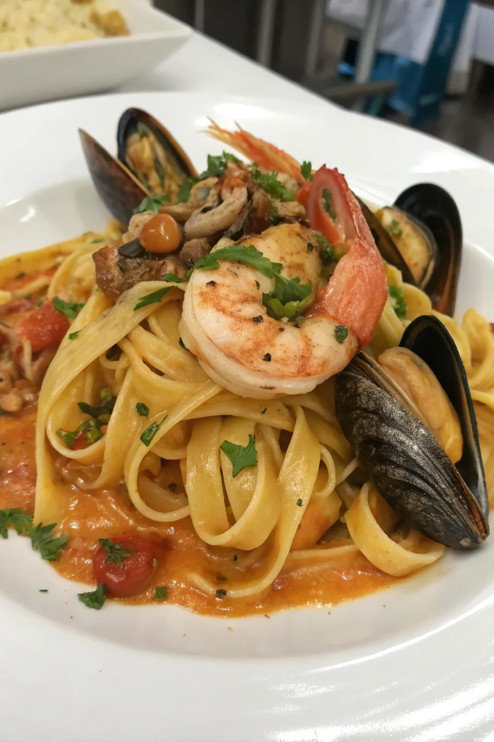 Tagliatelles aux Fruits de Mer