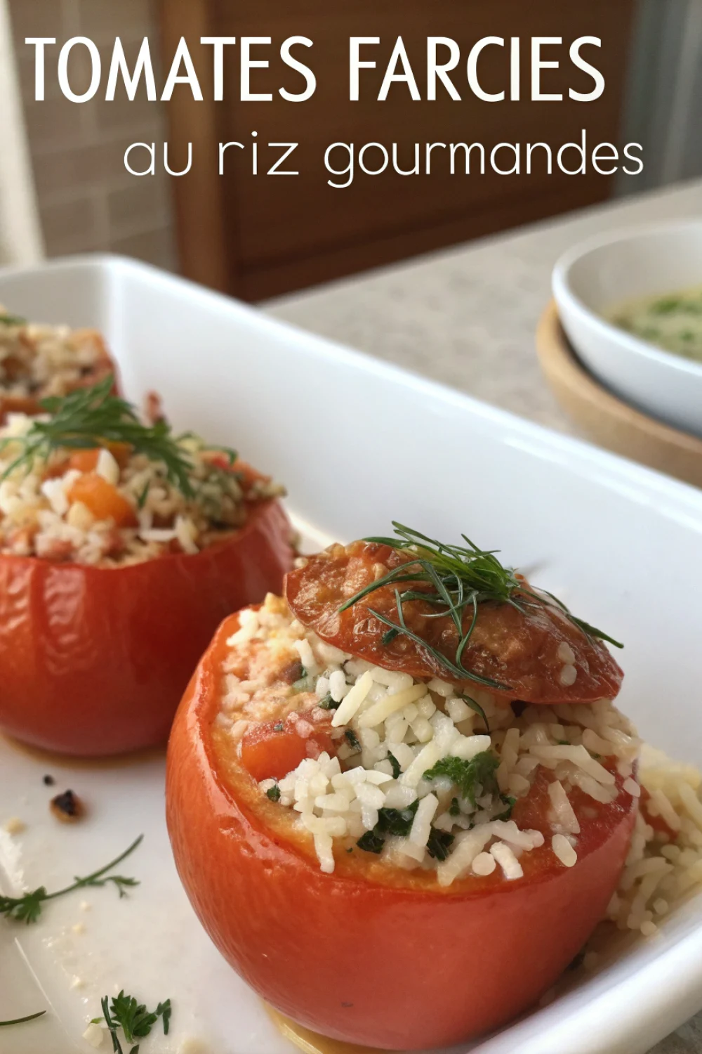 Tomates farcies au riz gourmandes