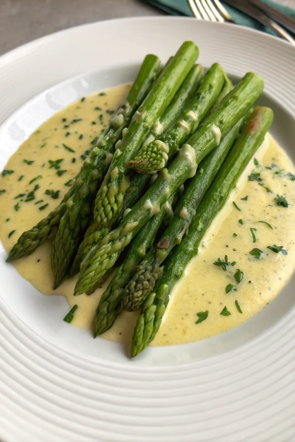 asperges sauce mousseline