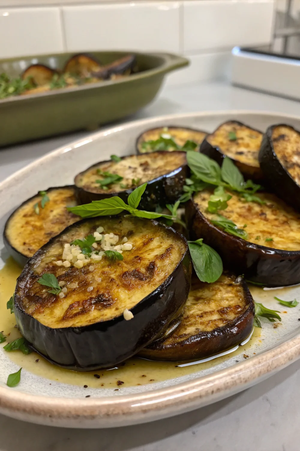 aubergines rôties