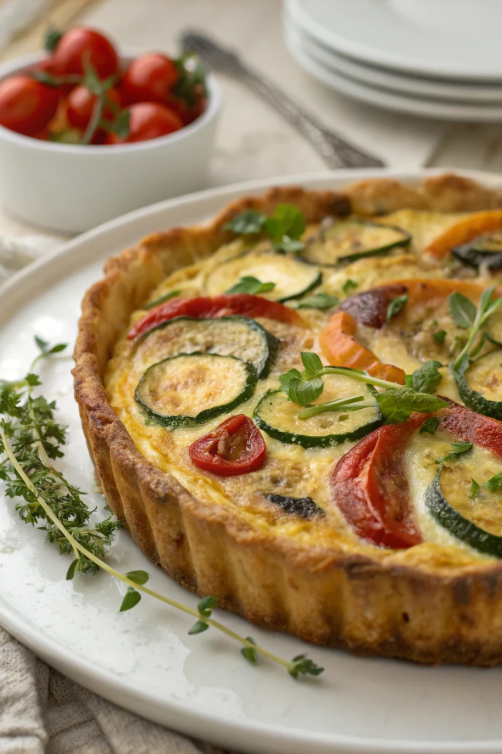 clafoutis salé légumes