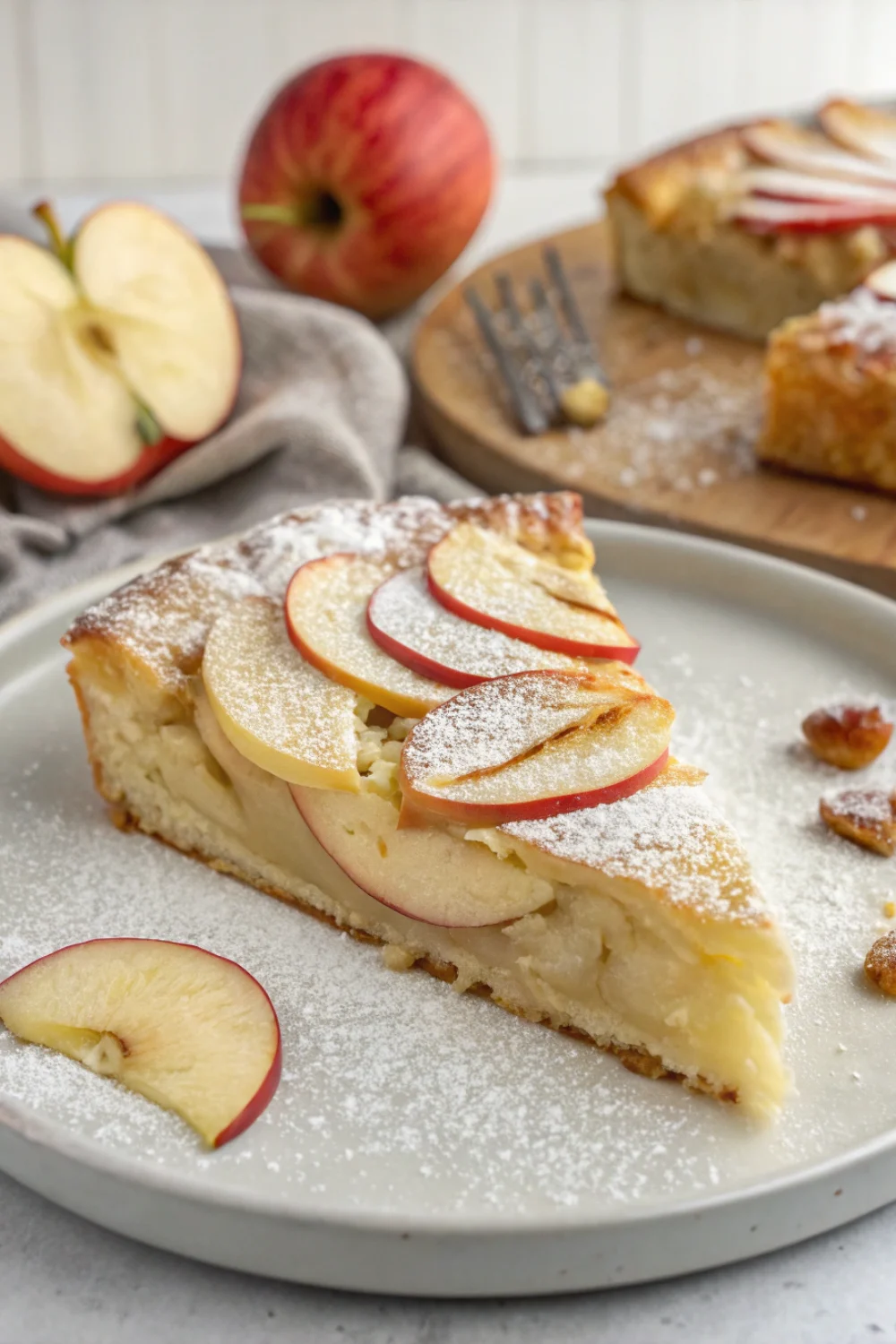 gâteau invisible aux pommes