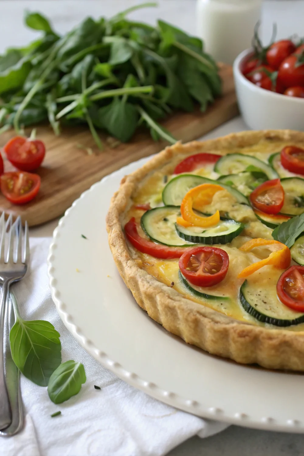 quiche légumes été