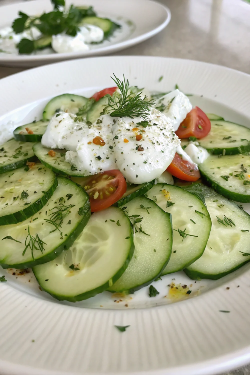 salade concombre yaourt