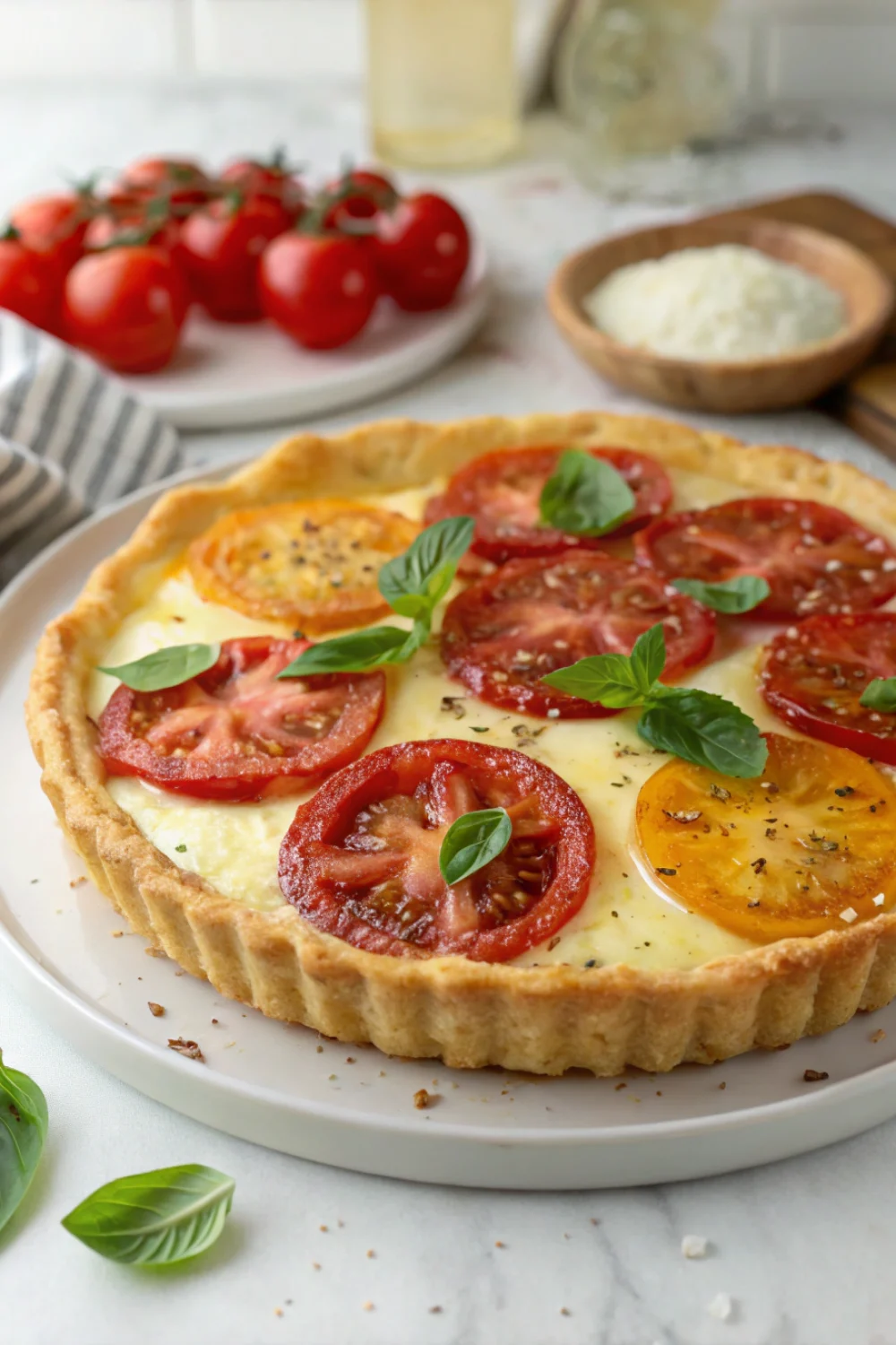 tarte chèvre tomates